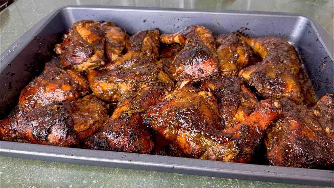 Oven-Baked Jerk Chicken - Chickens